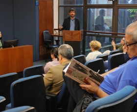 Encontro do Serviço Alemão de Intercâmbio Acadêmico com os ex-bolsistas do DF. 31/10/2025 Foto: Beto Monteiro/Ascom UnB